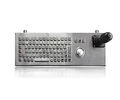 metal keyboard with optical trackball